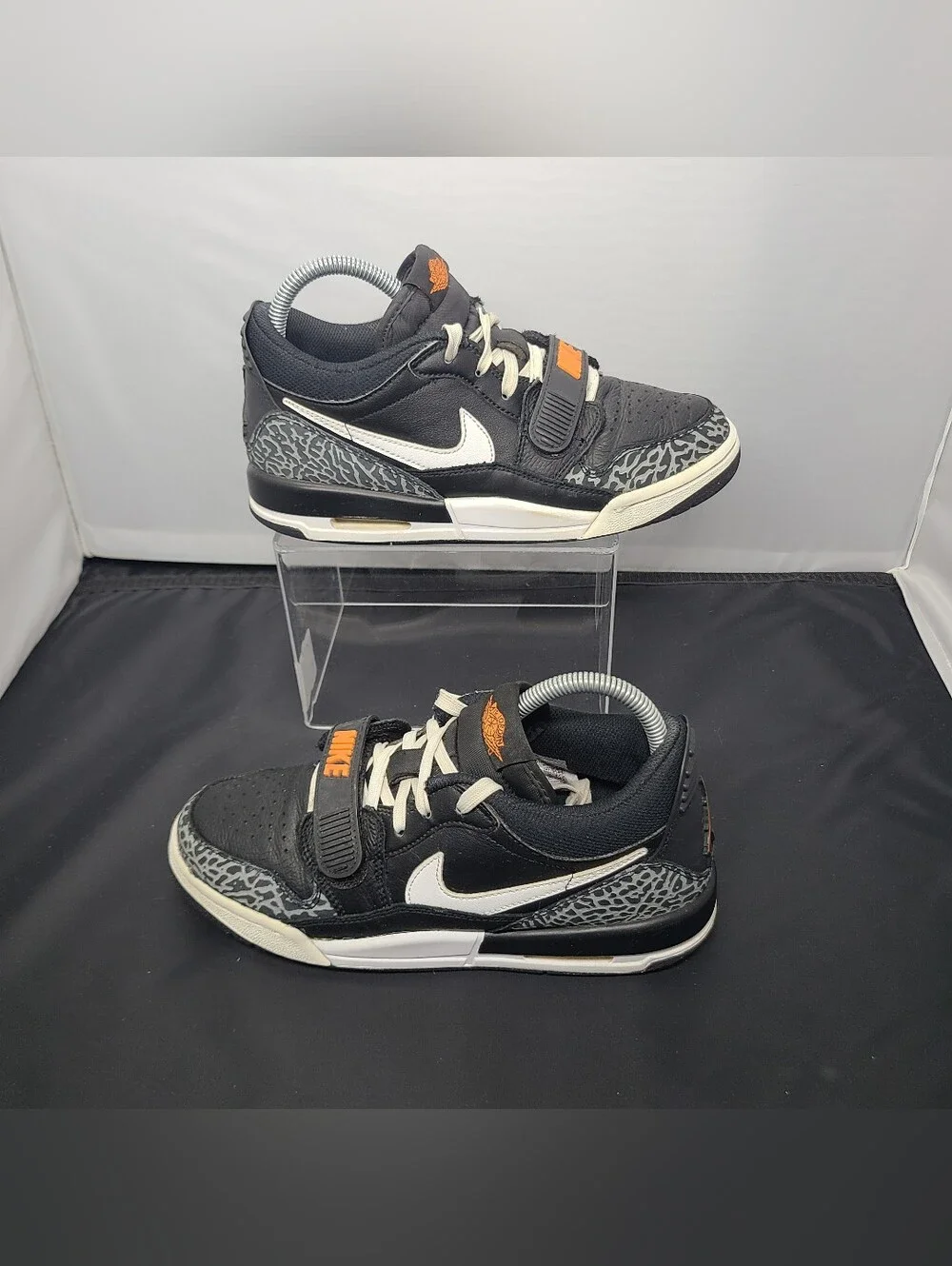 Nike Air Jordan Legacy 312 Low CD9054-018 Black White Wolf Grey kids Size 6.5Y